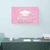 Congratulations 5th Grade Graduation Pink 横断幕 (トレードショー)