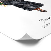 Congratulations African American Female Graduate ポスター (角)