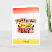 Congratulations - Best Wishes カード (正面)
