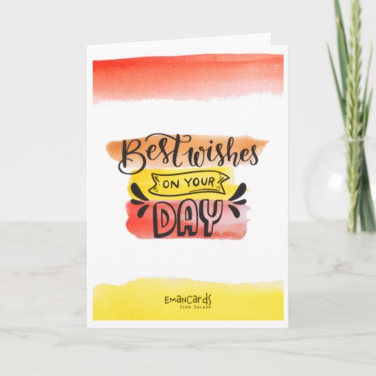 Congratulations - Best Wishes カード (正面)