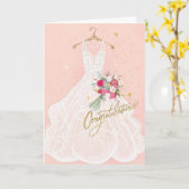 Congratulations Bridal Shower Greeting カード (黄色い花)