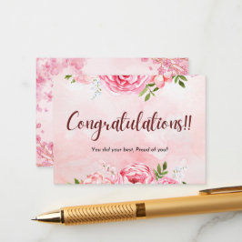 Congratulations Celebration Invitation Card エンクロージャーカード