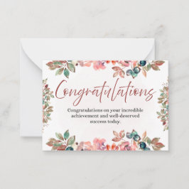 Congratulations Celebration Invitation Card ノートカード