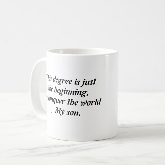 Congratulations class of 2025 コーヒーマグカップ (正面左)