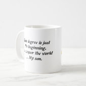 Congratulations class of 2025 コーヒーマグカップ (正面左)