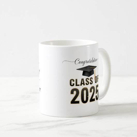 Congratulations class of 2025 コーヒーマグカップ (正面右)