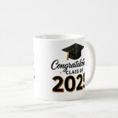 Congratulations class of 2025 コーヒーマグカップ (正面右)