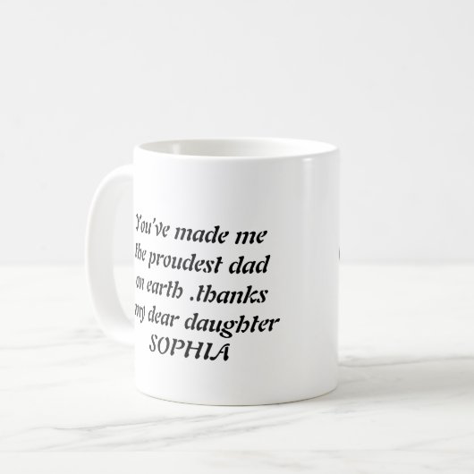 Congratulations class of 2025 コーヒーマグカップ (正面左)