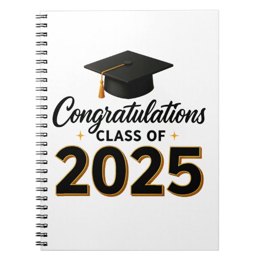 Congratulations Class of 2025 ノートブック (正面)