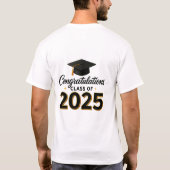 Congratulations Class of 2025 Tシャツ (裏面)