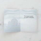 Congratulations Class of 2026 Black Graduation Cap カード (内部)