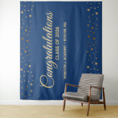 Congratulations Class of 2026 Blue Gold graduation タペストリー (インサイチュ)