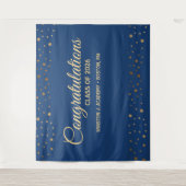 Congratulations Class of 2026 Blue Gold graduation タペストリー (正面)