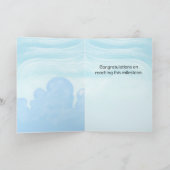 Congratulations Class of 2026 Blue Graduation Cap カード (内部)