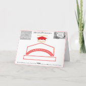 Congratulations Class of 2026 Graduate Red Blue カード (裏面)