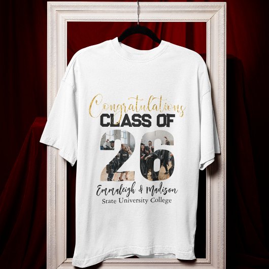Congratulations Class of 2026 Photo Best Friends トライブレンドＴシャツ