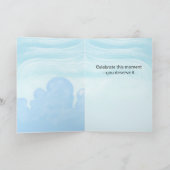 Congratulations Class of 2026 White Graduation Cap カード (内部)