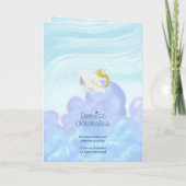 Congratulations Class of 2026 White Graduation Cap カード (裏面)