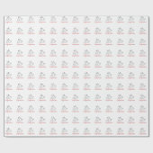 Congratulations Confirmation Dove with Gold, Red ラッピングペーパー (フラット)