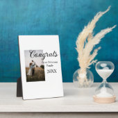 Congratulations congrats add family name photo yea フォトプラーク (側面)