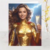 Congratulations for Birthday or Anniversary カード (黄色い花)