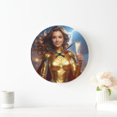 Congratulations for Birthday or Anniversary ラージ壁時計 (ホーム)