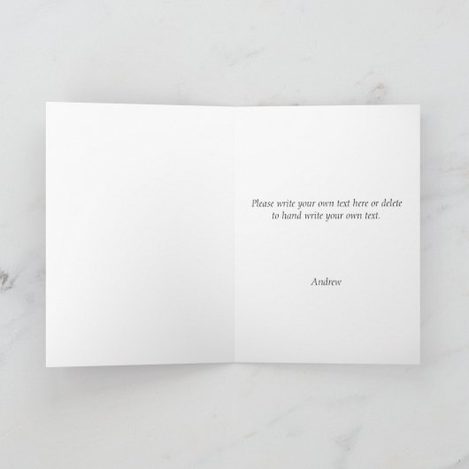 Congratulations Freemason Masonic Master Mason サンキューカード (内部)