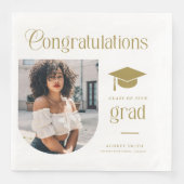 Congratulations Gold Grad Photo Graduation Arch (正面)