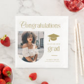 Congratulations Gold Grad Photo Graduation Arch (インサイチュ)