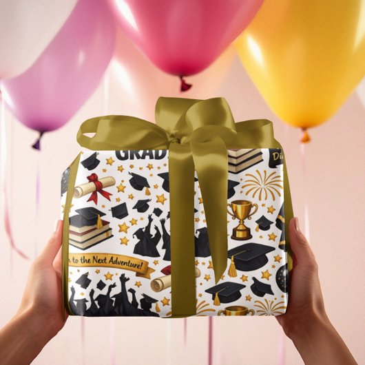 Congratulations Grad Wrapping Paper ラッピングペーパー