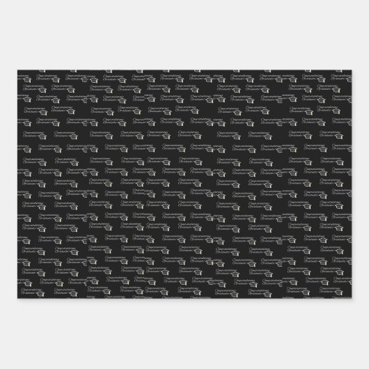 Congratulations Graduate ラッピングペーパーシート (正面)