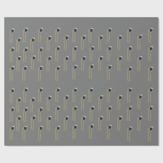 Congratulations Graduate ラッピングペーパー (フラット)