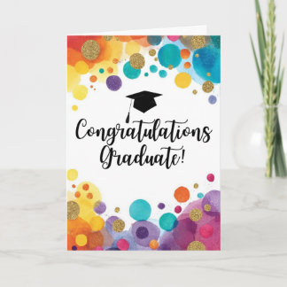 Congratulations Graduate Folded Card カード