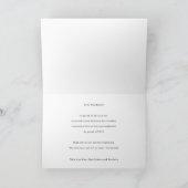 Congratulations Graduate Minimal Graduation カード (内部)