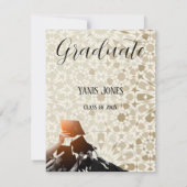 Congratulations Graduate Moroccan Design ノートカード (裏面)