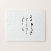 Congratulations graduate name class of 20XX type w ジグソーパズル (横)