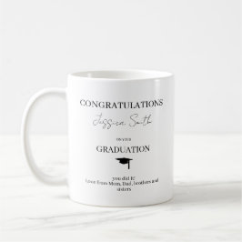 Congratulations Graduate on your Graduation コーヒーマグカップ