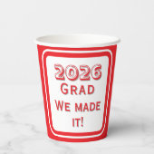 Congratulations Graduate Paper Cup 紙コップ (裏面)