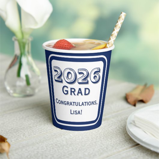 Congratulations Graduate Paper Cup 紙コップ (インサイチュ)