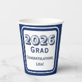 Congratulations Graduate Paper Cup 紙コップ (正面)