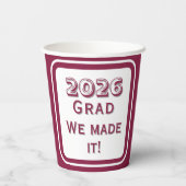 Congratulations Graduate Paper Cup 紙コップ (裏面)