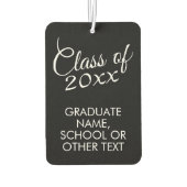 Congratulations Graduate - Personalized Graduation カーエアーフレッシュナー (裏面)