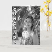 Congratulations Graduate! Photo and Poem カード (黄色い花)