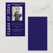 Congratulations Graduate  Photo Card Invitation エンクロージャーカード (正面/裏面)