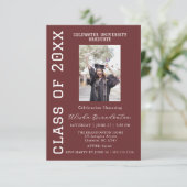 Congratulations Graduate Photo Party Invitation 招待状 (スタンド正面)