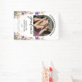 Congratulations Graduate Wildflowers Arch Photo 横断幕 (インサイチュ)