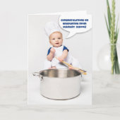 Congratulations Graduating Culinary School シーズンカード (正面)