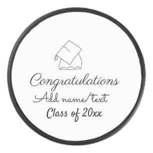 Congratulations graduation add name text year clas アイスホッケーパック