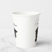 Congratulations Graduation Customizable Photo Text 紙コップ (右)