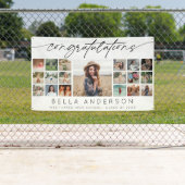 Congratulations Graduation Script Photo Collage 横断幕 (インサイチュ)